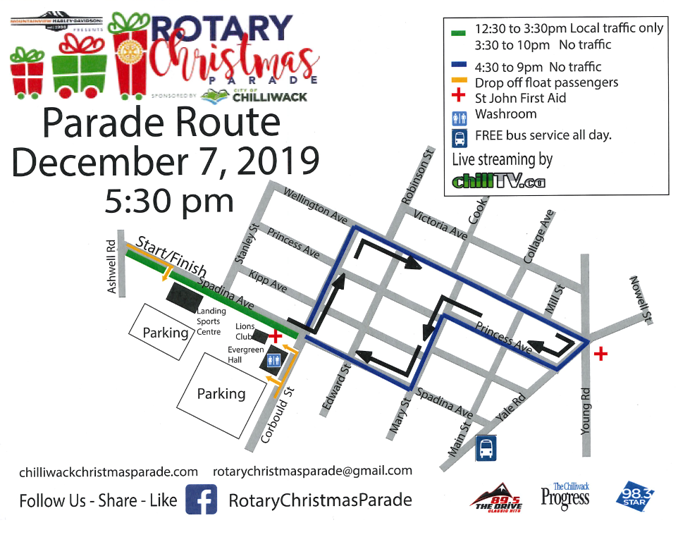 Rotary Christmas Parade City of Chilliwack